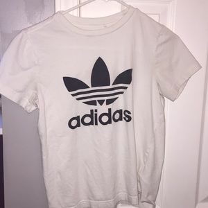 White Adidas T-Shirt